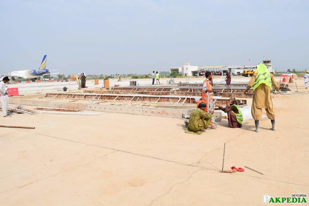 Faisalabad Airport construction side