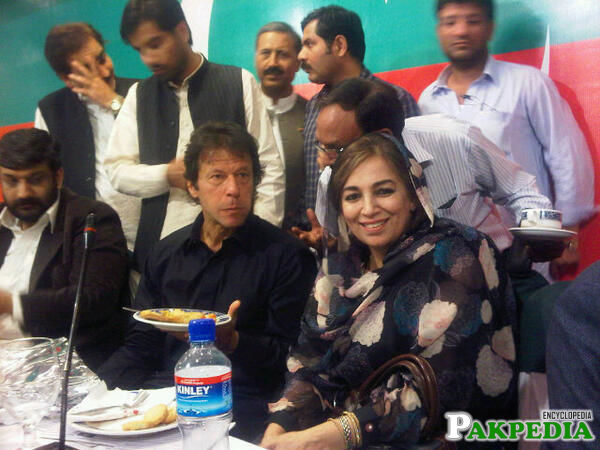 With Imran khan