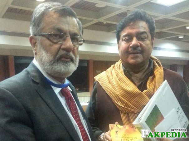 Godil with Acter in India