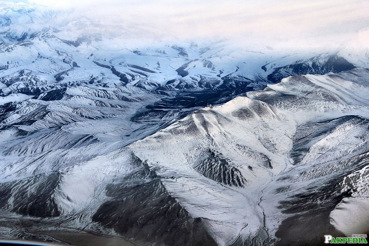 Himalayas after the snow falling