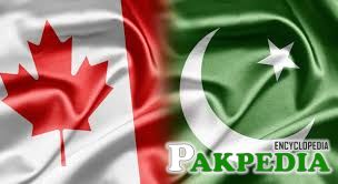 Flags of Canada and Pakistan