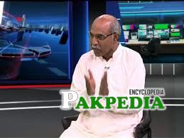 A Talk show picture of Safdar Ali Abbasi