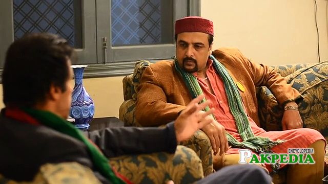 Salman Ahmad with Imran Khan