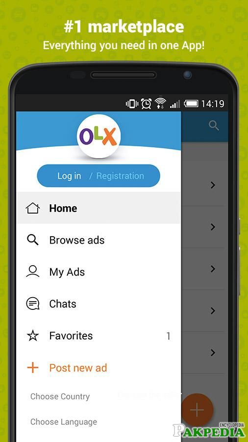 OlX Pakistan Mobile Application