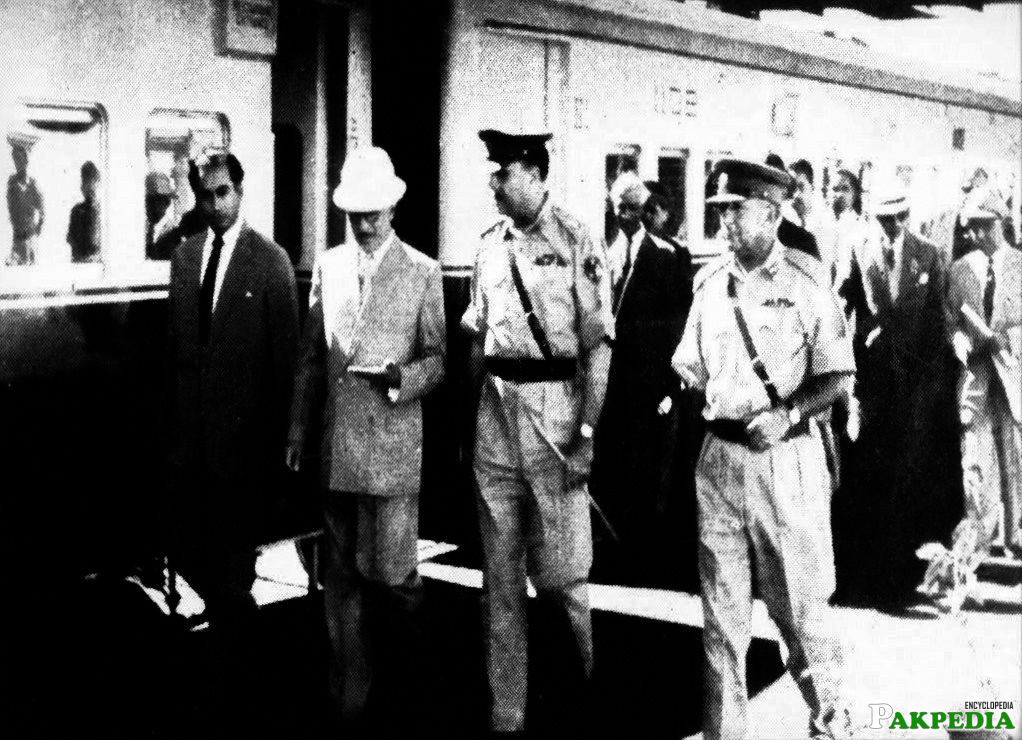 Yahya Khan at Railway Station
