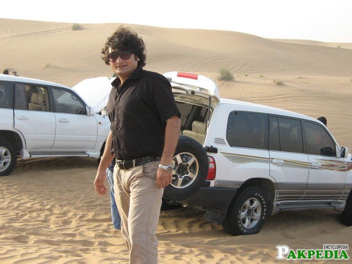 Danish Nawaz some where in Desert