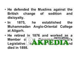 Sir Syed's political awareness